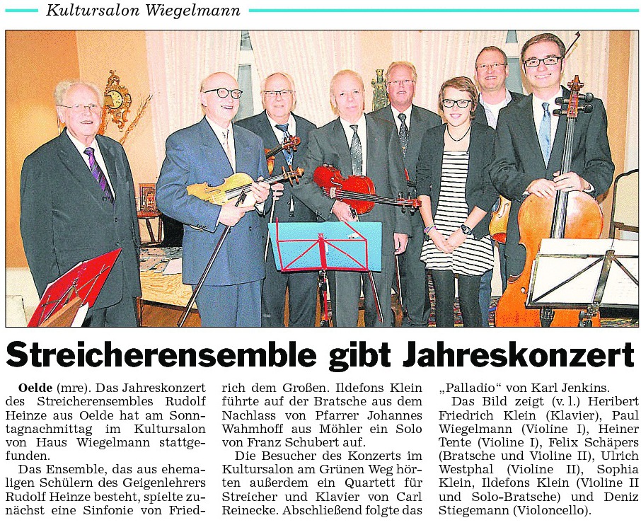 39 Pressebericht 11.11.2012 Streicher