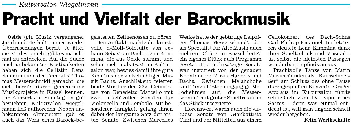 Pressebericht Lena 06.11.2011